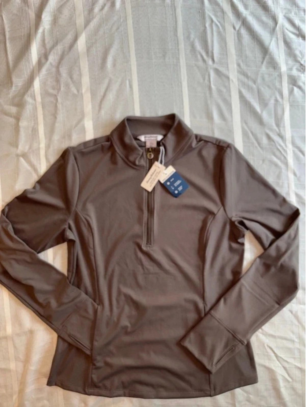 Tommy Bahama long sleeve quarter zip top
